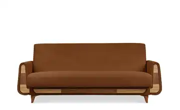 KONSIMO Einzelsofa Gustavo II Rostrot