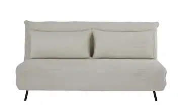 Schlafsofa Avilena 167 cm Cordstoff Beige