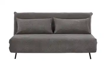 Schlafsofa Avilena 167 cm Webstoff Grau