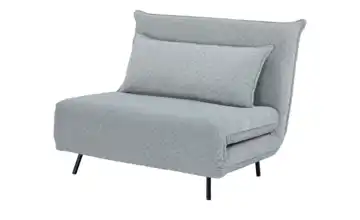 Schlafsessel Avilena Webstoff Blau