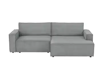 Ecksofa mit Schlaffunktion Capri rechts Grau