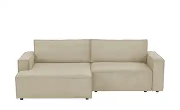 Ecksofa mit Schlaffunktion Capri links Greige
