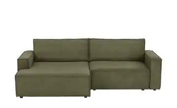 Ecksofa mit Schlaffunktion Capri links Grün