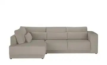 switch Ecksofa Tirana Feincord links Schlamm