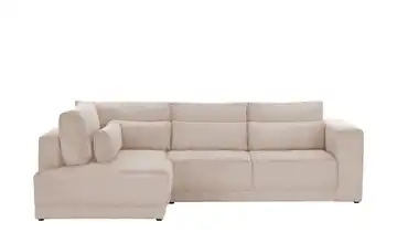 switch Ecksofa Tirana Cordstoff links Beige