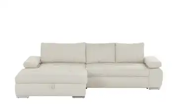 smart Ecksofa Ibby Cordstoff links Beige