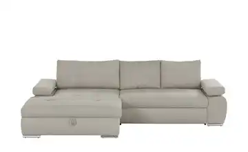smart Ecksofa Ibby Cordstoff links Schlamm