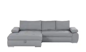 smart Ecksofa Ibby Cordstoff links Grau