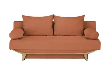 smart Schlafsofa Odesso Cordstoff Terracotta