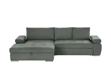 smart Ecksofa Ibby Mikrofaser links Anthrazit