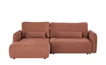 uno Ecksofa Mit Schlaffuktion Mossa Terracotta links