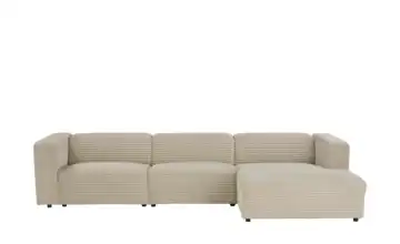 Ecksofa im modernen Breitcord Prado