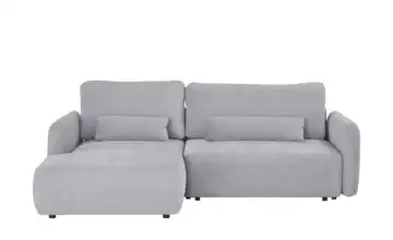 uno Ecksofa Mit Schlaffuktion Mossa Hellgrau links