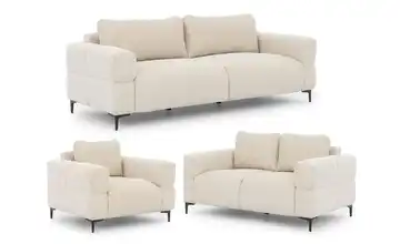 S-STYLE Polstergarnitur 3+2+1 Cardea Hellbeige