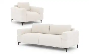 S-STYLE Polstergarnitur 3+1 Cardea Creme