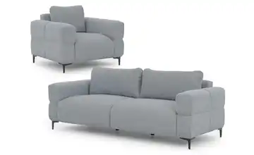 S-STYLE Polstergarnitur 3+1 Cardea Grau