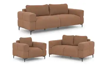 S-STYLE Polstergarnitur 3+2+1 Cardea Rubinrot