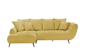 bobb Ecksofa Bellani III Gelb Feincord links