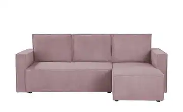 Ecksofa mit Schlaffunktion Cleo Rosa