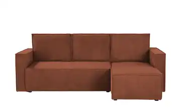 Ecksofa mit Schlaffunktion Cleo Rotbraun