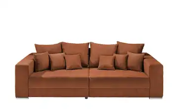 uno Bigsofa aus Cordstoff Ricardo Kupferfarben