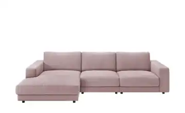 Jette Home Ecksofa Cord Sila links Rosa