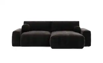 S-STYLE Ecksofa mit Schlaffunktion Puffy rechts Braun