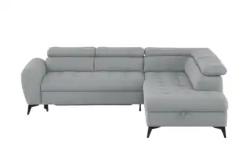 switch Ecksofa mit Schlaffunktion Deen rechts Erweiterte Funktion Silbergrau