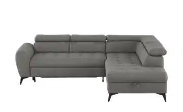 switch Ecksofa mit Schlaffunktion Deen rechts Erweiterte Funktion Grau