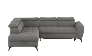 switch Ecksofa mit Schlaffunktion Deen links Erweiterte Funktion Grau
