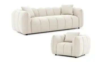 S-STYLE Polstergarnitur 3+1 Nubira Beige