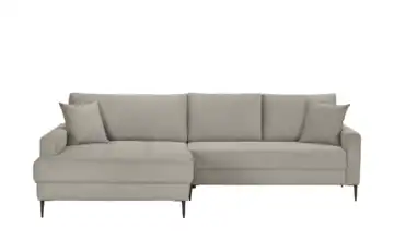 smart Ecksofa Lara Schlamm links