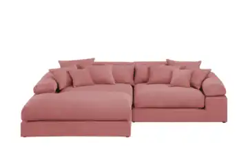 smart Ecksofa Lianea links Rosa Feincord