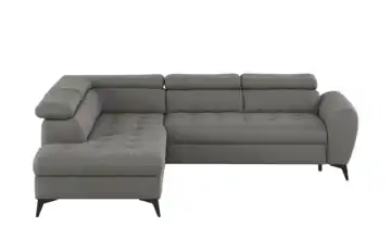 switch Ecksofa mit Schlaffunktion Deen links Grundfunktion Grau