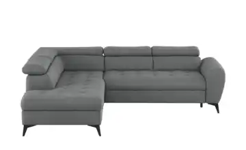 switch Ecksofa mit Schlaffunktion Deen links Grundfunktion Anthrazit