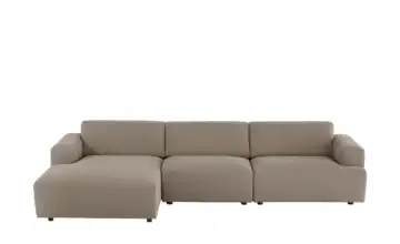 Ecksofa Malou Dunkelbeige links