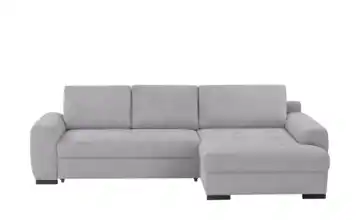 bobb Ecksofa Soumia Hellgrau Cordstoff rechts