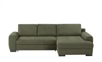 bobb Ecksofa Soumia Grün Cordstoff rechts
