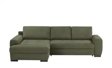 bobb Ecksofa Soumia Grün Cordstoff links