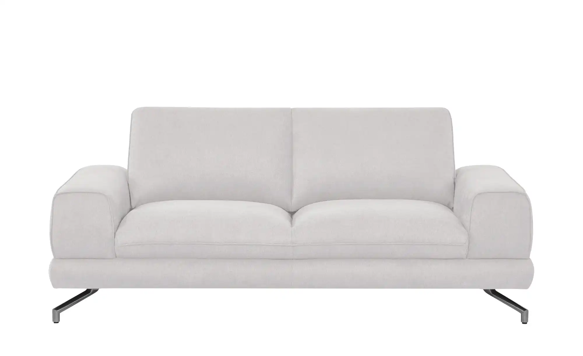 smart Sofa weiß - Webstoff Bonika