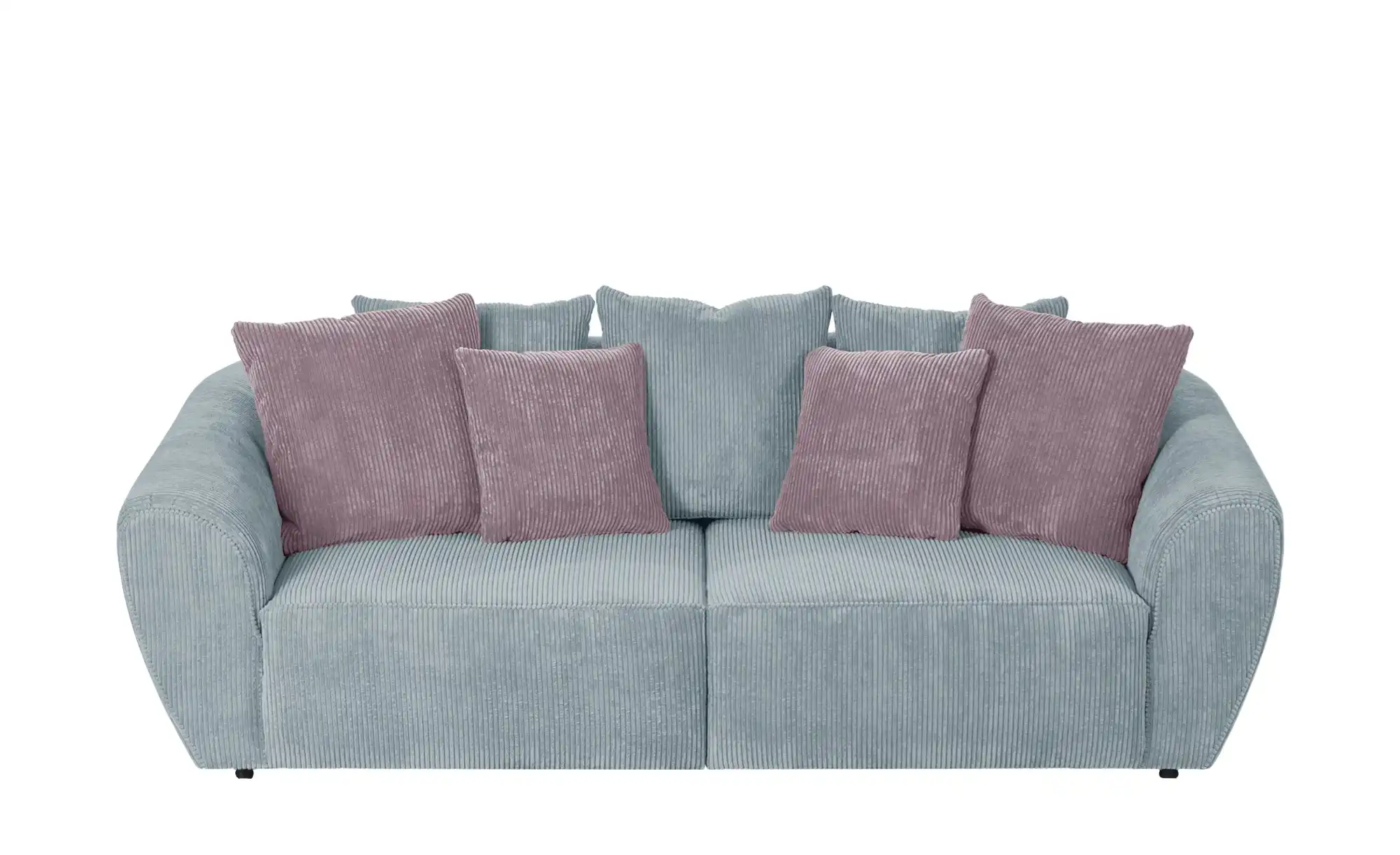 smart Big Sofa Saturo Cordstoff, Mintgrün 