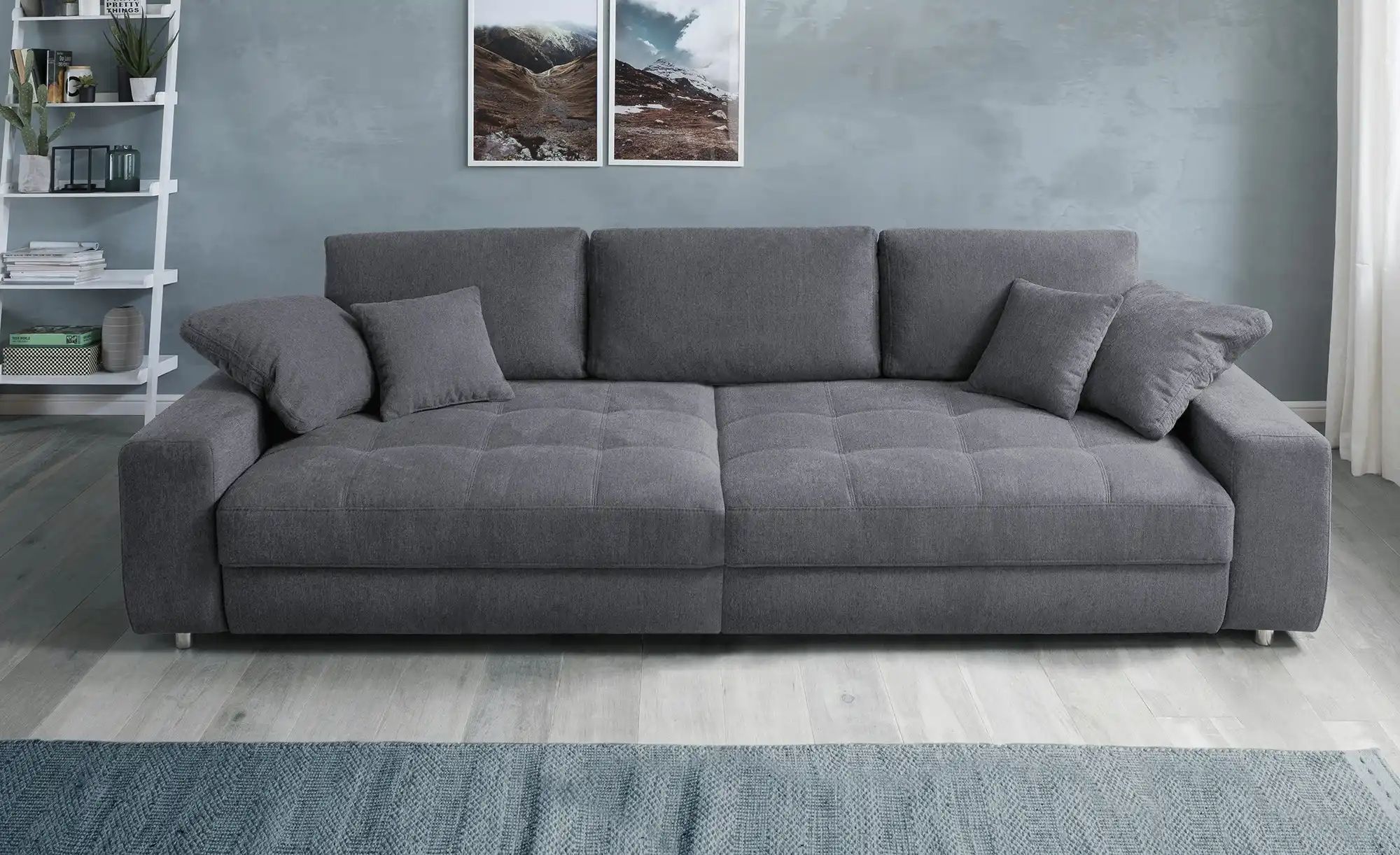 bobb Big Sofa Arissa de Luxe Anthrazit