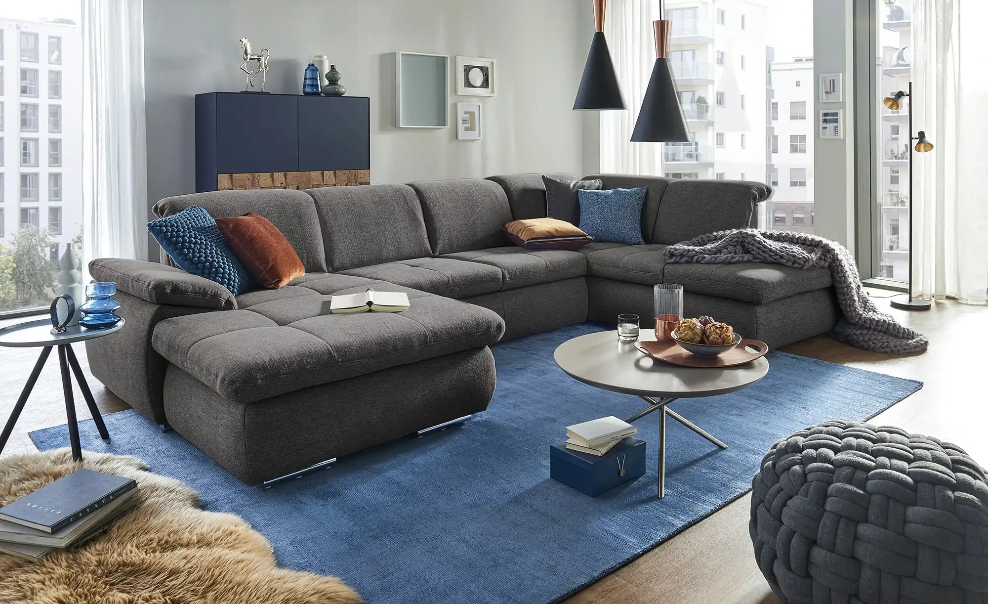 Wohnlandschaft | Anthrazit, rechts