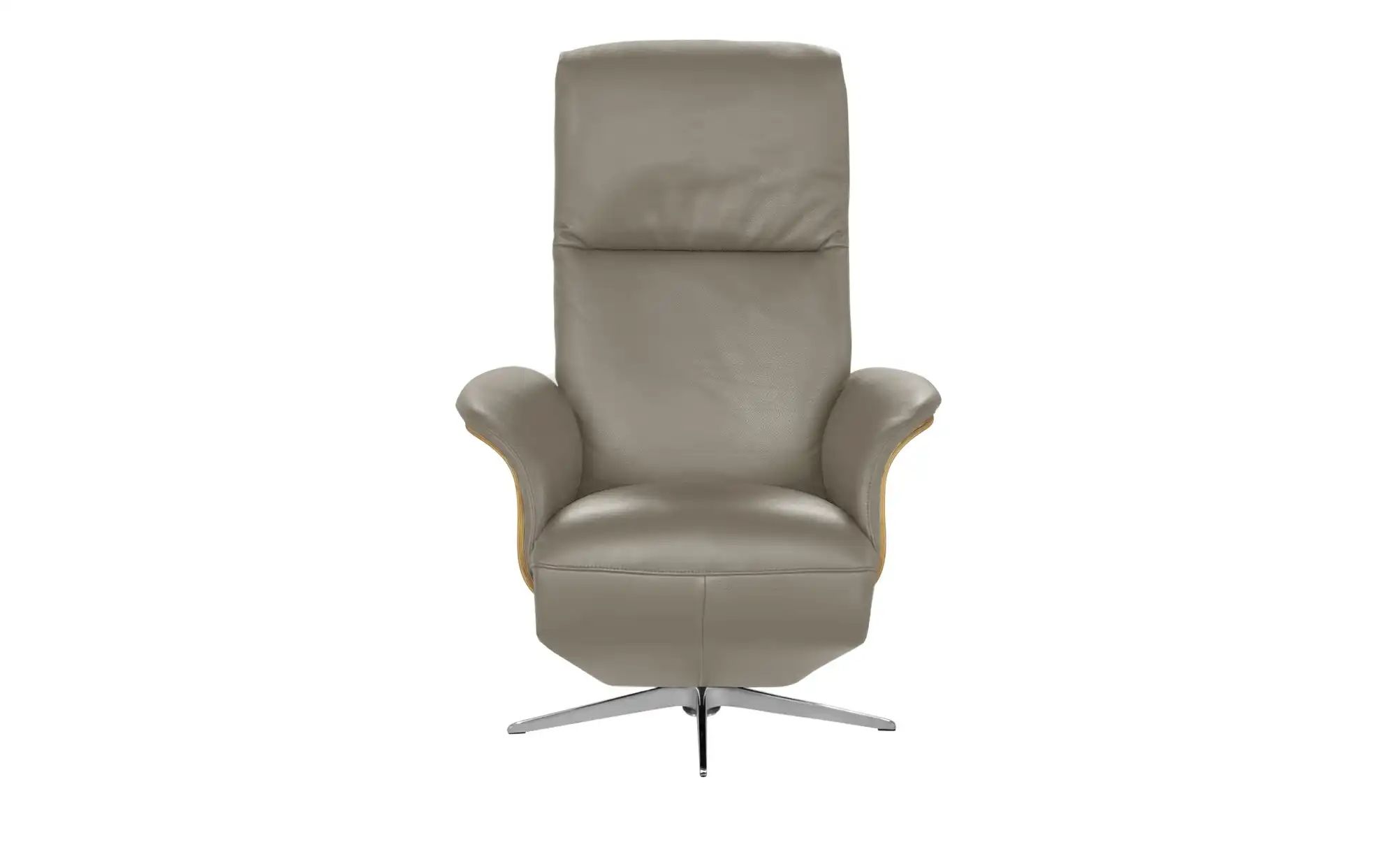 Nils Olsen Relaxsessel Leder / Kunstleder Frederik ¦ Grau ¦ MaßE (Cm): B: 78 H: 113 T: 79.0 PolstermöBel > Sessel > Relaxsessel - HöFfner-image