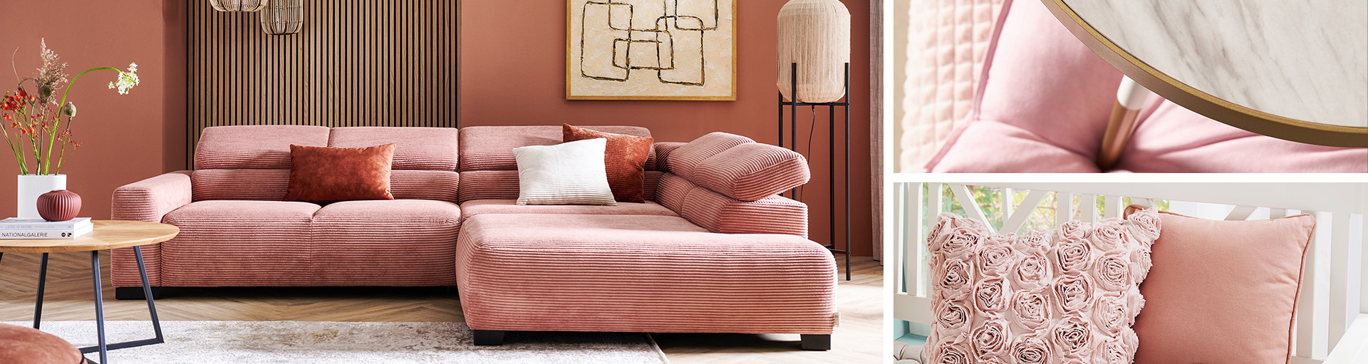 Sofa.de Inspiration   Romantisches Rosé